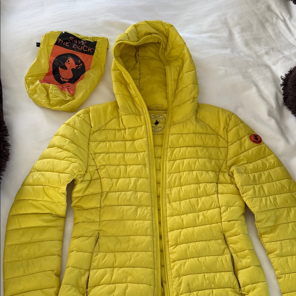 SAVE THE DUCK Yellow Ski Jacket